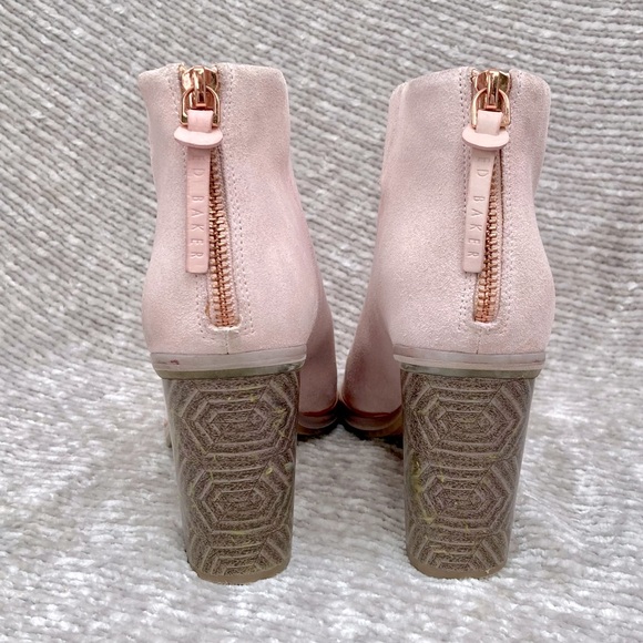 Ted Baker Women's Azaila Boot Mink Pink 7.5 Easter Spring Soft Comfortable - Picture 2 of 9